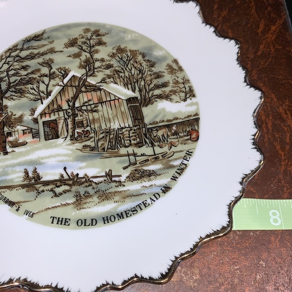 Vintage Currier & Ives for Dan Breckner & Co. Decorative Plate - Picture 6 of 13
